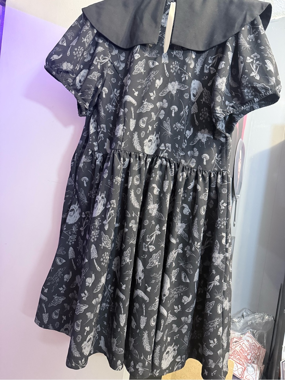 torrid Nightfall Black Skull-Print Dress - Picture 3 of 3